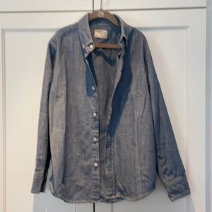 Crewcuts boys size 10 button down. Chambray.